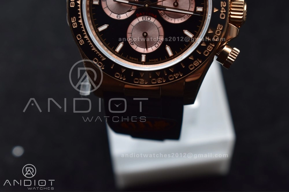TimelessDesign Daytona 126515 QF 1:1 Best Edition Black RG Dial on Oysterflex Strap SH4131 V6 (Weighted) 799