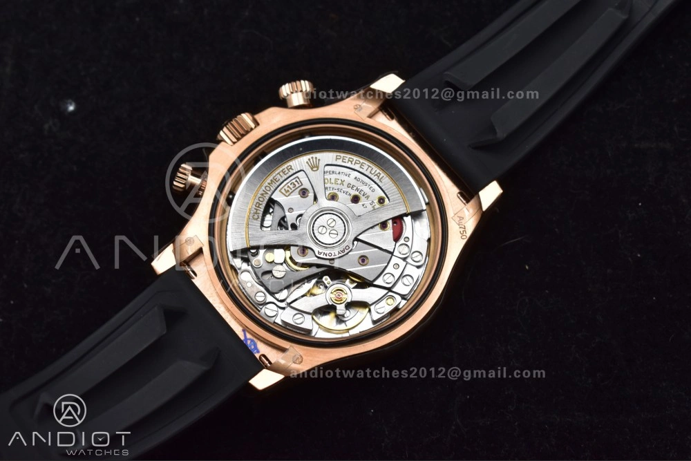 Practical Daytona 126515 QF 1:1 Best Edition Black RG Diamonds Dial on Oysterflex Strap SH4131 V6 (Weighted) 801
