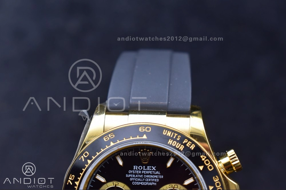 Daytona 126518 QF 1:1 Best Edition Black Dial on Oysterflex Strap SH4131 V6 (Weighted) Lightweight 803