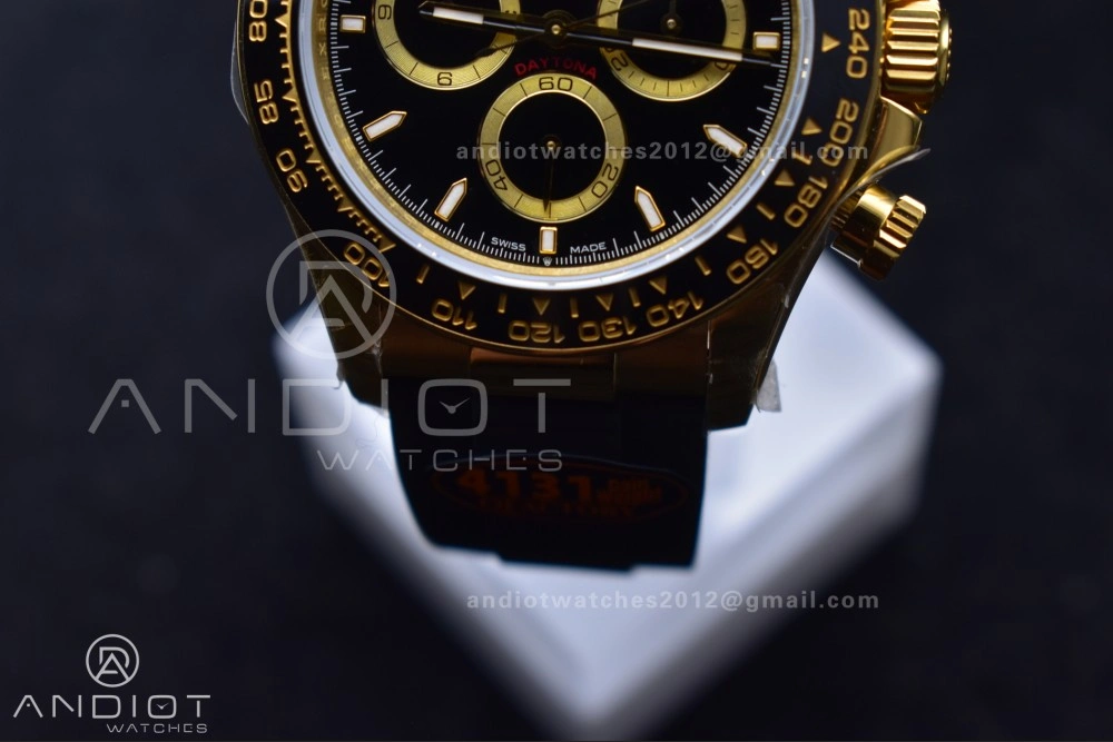 Daytona 126518 QF 1:1 Best Edition Black Dial on Oysterflex Strap SH4131 V6 (Weighted) Lightweight 803