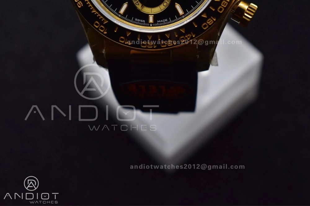 Daytona 126518 QF 1:1 Best Edition Black Dial on Oysterflex Strap SH4131 V6 (Weighted) Lightweight 803