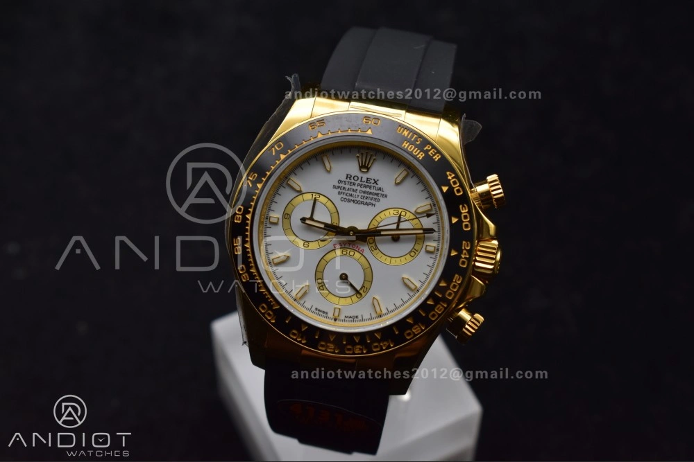 Daytona 126518 QF 1:1 Best Edition White Dial on Oysterflex Strap SH4131 V6 (Weighted) Durable 805
