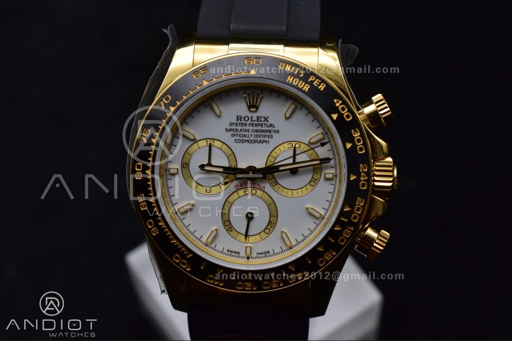 Daytona 126518 QF 1:1 Best Edition White Dial on Oysterflex Strap SH4131 V6 (Weighted) Durable 805