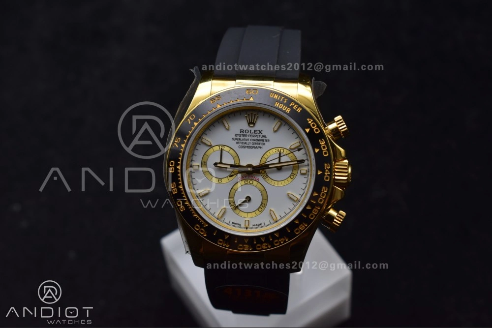 Daytona 126518 QF 1:1 Best Edition White Dial on Oysterflex Strap SH4131 V6 (Weighted) Durable 805