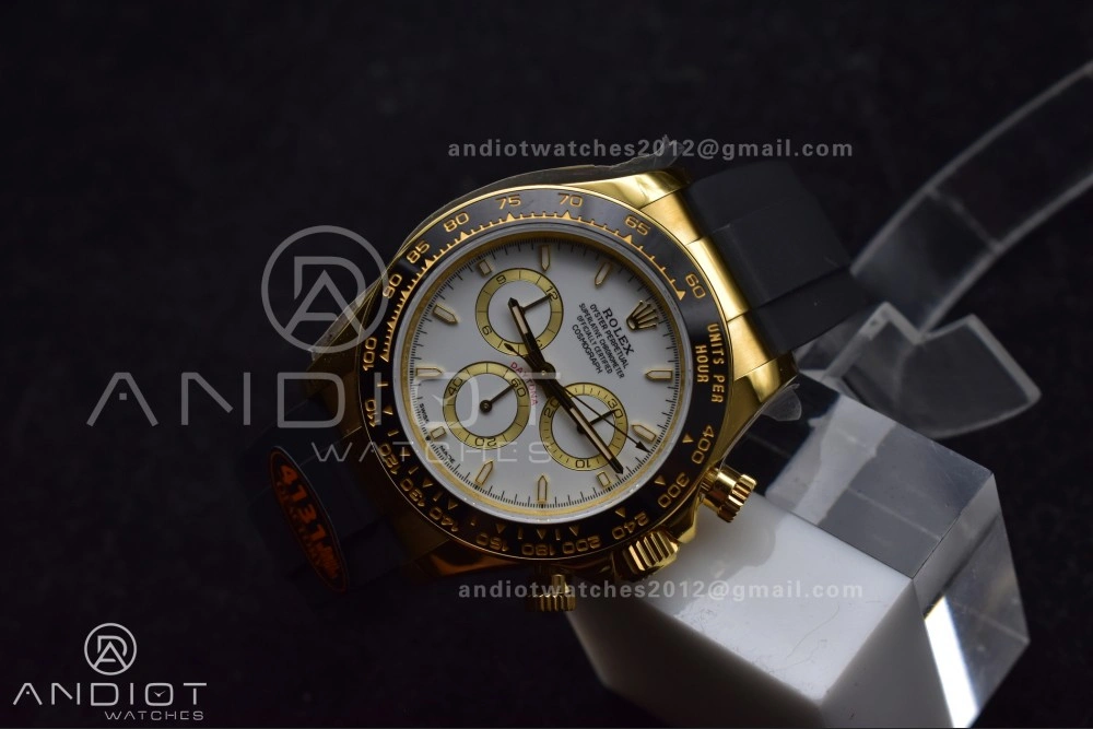 Daytona 126518 QF 1:1 Best Edition White Dial on Oysterflex Strap SH4131 V6 (Weighted) Durable 805
