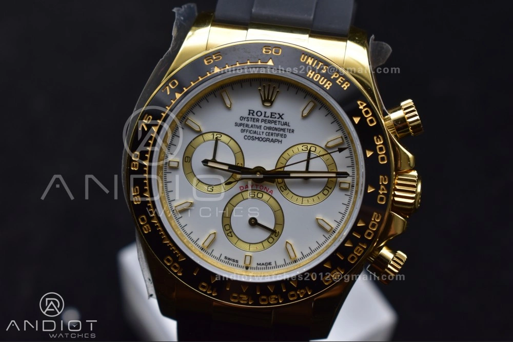 Daytona 126518 QF 1:1 Best Edition White Dial on Oysterflex Strap SH4131 V6 (Weighted) Durable 805