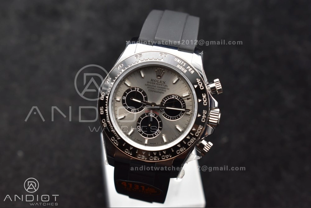 HighPerformance Daytona 126519 QF 1:1 Best Edition Gray Black Dial on Oysterflex Strap SH4131 V6 (Weighted) 811