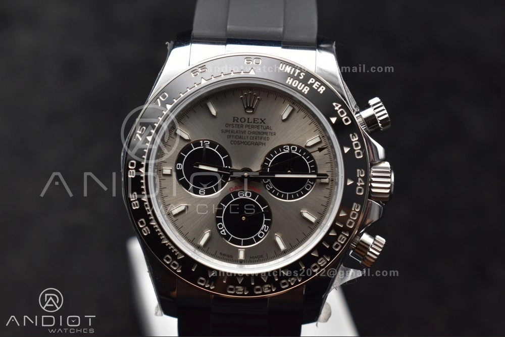 HighPerformance Daytona 126519 QF 1:1 Best Edition Gray Black Dial on Oysterflex Strap SH4131 V6 (Weighted) 811