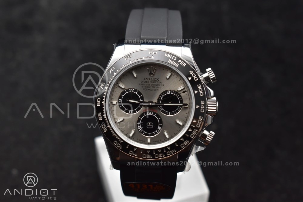 HighPerformance Daytona 126519 QF 1:1 Best Edition Gray Black Dial on Oysterflex Strap SH4131 V6 (Weighted) 811