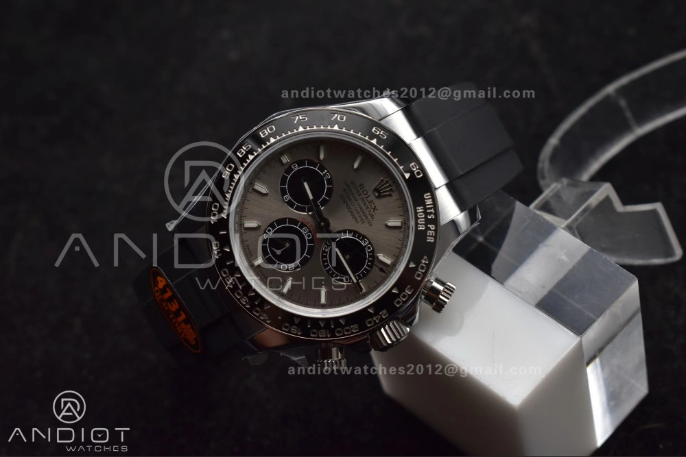 HighPerformance Daytona 126519 QF 1:1 Best Edition Gray Black Dial on Oysterflex Strap SH4131 V6 (Weighted) 811