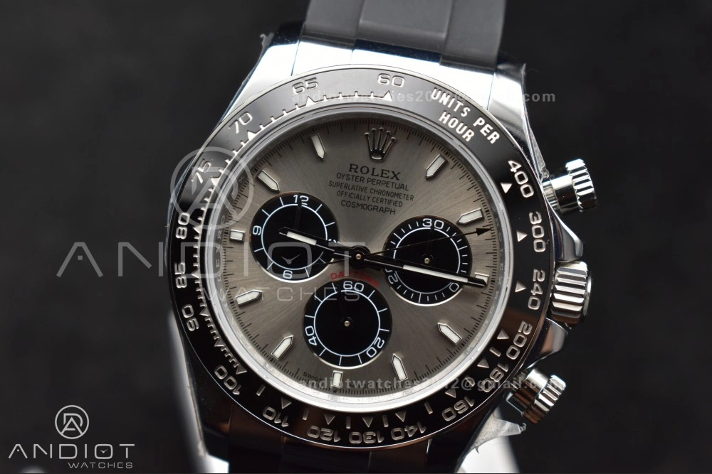 HighPerformance Daytona 126519 QF 1:1 Best Edition Gray Black Dial on Oysterflex Strap SH4131 V6 (Weighted) 811