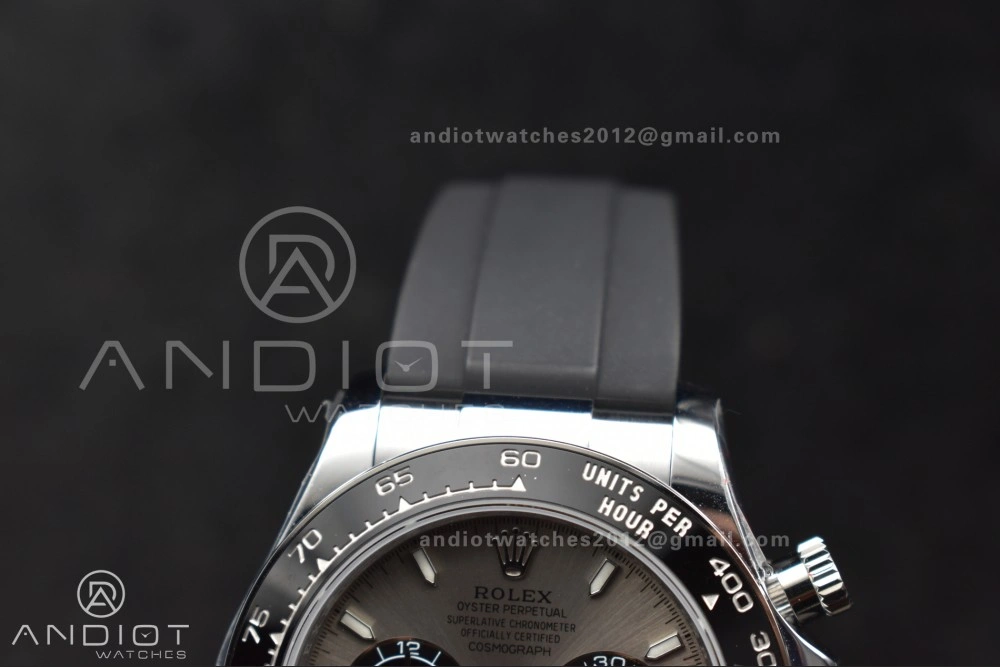 HighPerformance Daytona 126519 QF 1:1 Best Edition Gray Black Dial on Oysterflex Strap SH4131 V6 (Weighted) 811