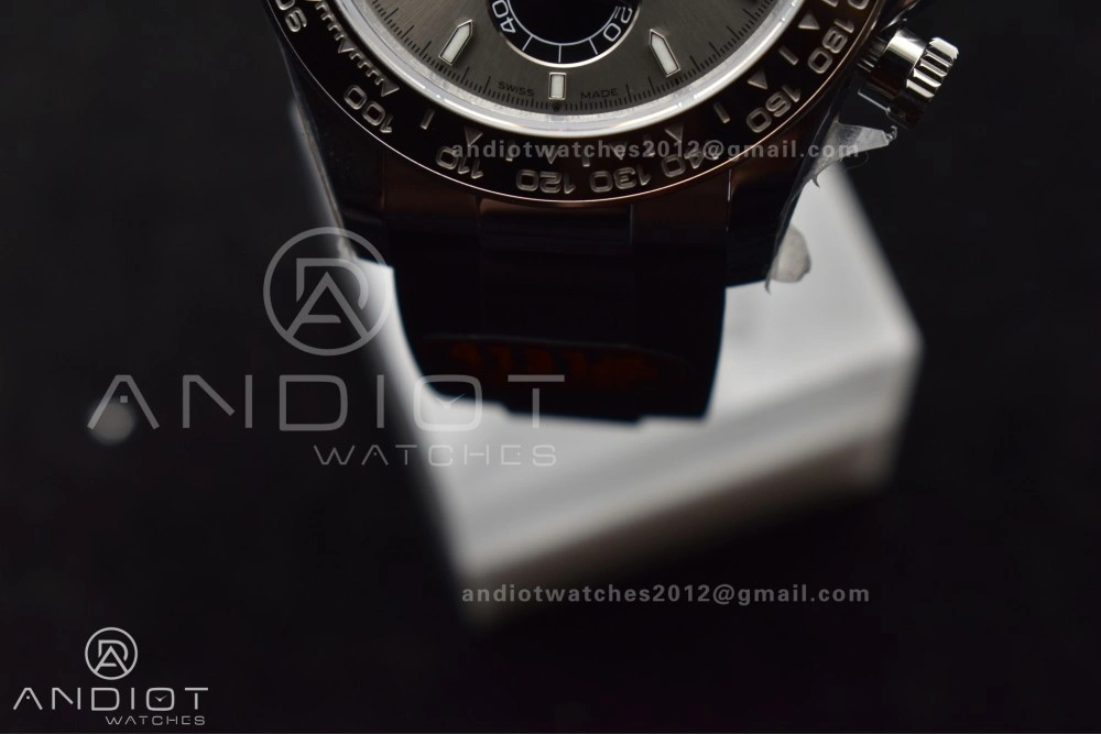 HighPerformance Daytona 126519 QF 1:1 Best Edition Gray Black Dial on Oysterflex Strap SH4131 V6 (Weighted) 811