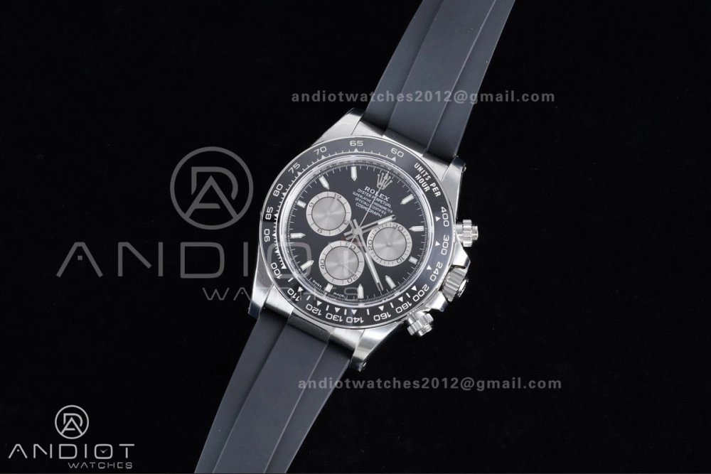HighPerformance Daytona 126519 VSF 1:1 Best Edition Black Silver Stick Dial on Oysterflex Strap VS4131 V2 (Weighted) 813