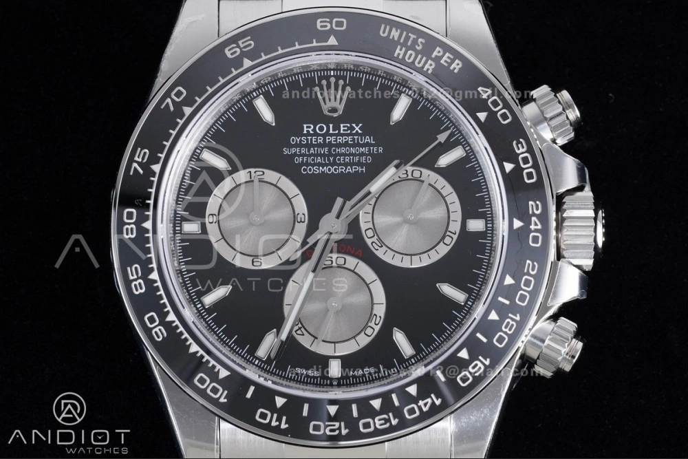 HighPerformance Daytona 126519 VSF 1:1 Best Edition Black Silver Stick Dial on Oysterflex Strap VS4131 V2 (Weighted) 813