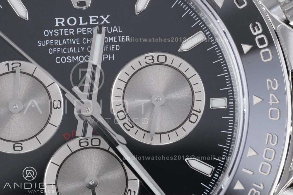 HighPerformance Daytona 126519 VSF 1:1 Best Edition Black Silver Stick Dial on Oysterflex Strap VS4131 V2 (Weighted) 813