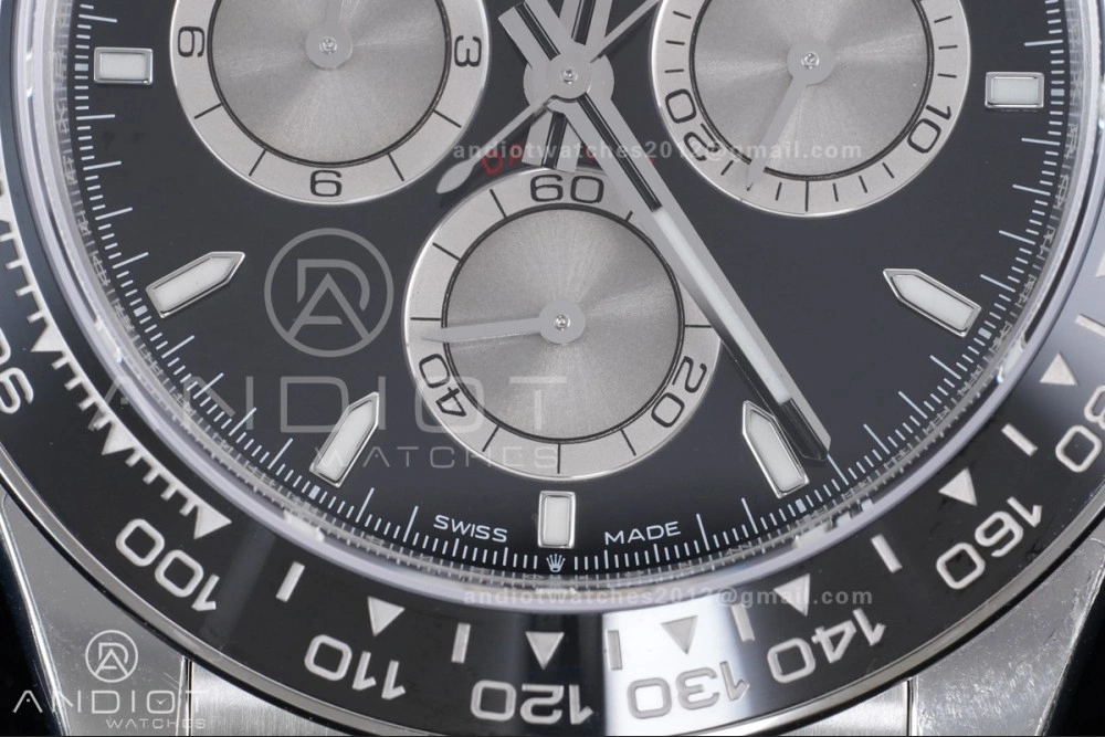 HighPerformance Daytona 126519 VSF 1:1 Best Edition Black Silver Stick Dial on Oysterflex Strap VS4131 V2 (Weighted) 813