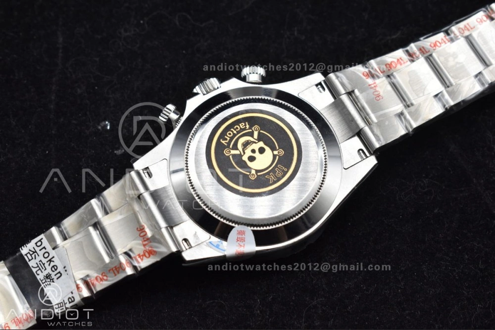 Breathable Daytona IPK 1:1 Best Edition 904L SS Case and Bracelet Green Dial Black Ceramic Bezel SA 817
