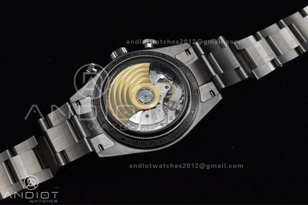Breathable Daytona SS ADGF Best Edition Black Orange Dial on SS Bracelet A 823