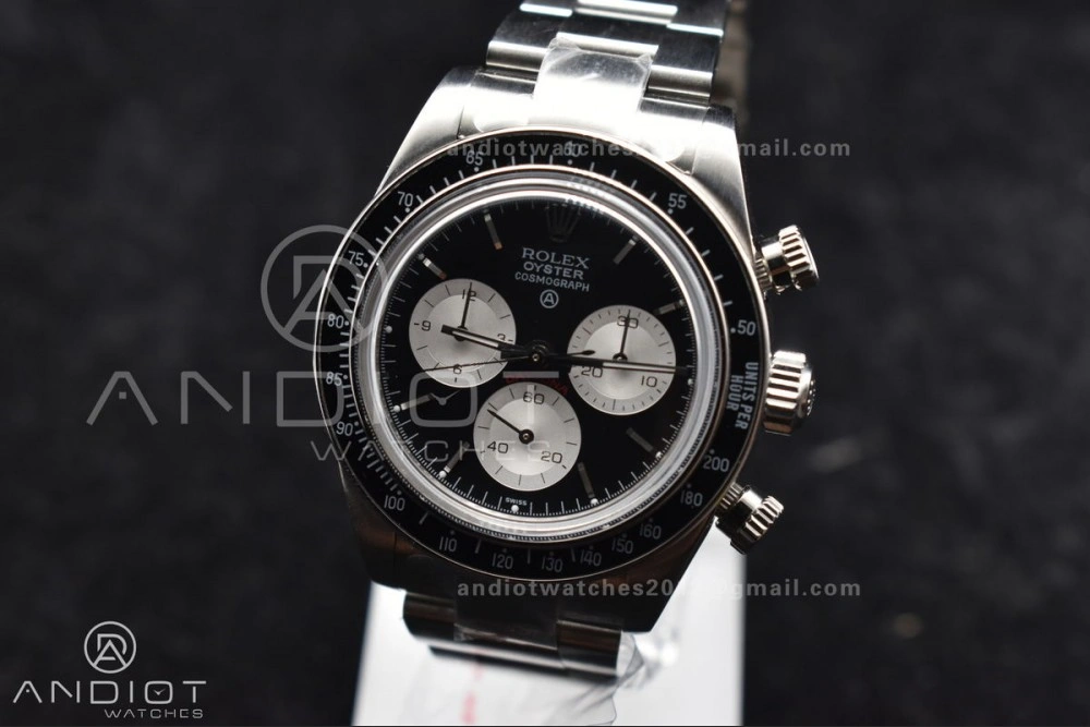 Sporty Daytona SS ADGF Best Edition Black White Dial on SS Bracelet A 825