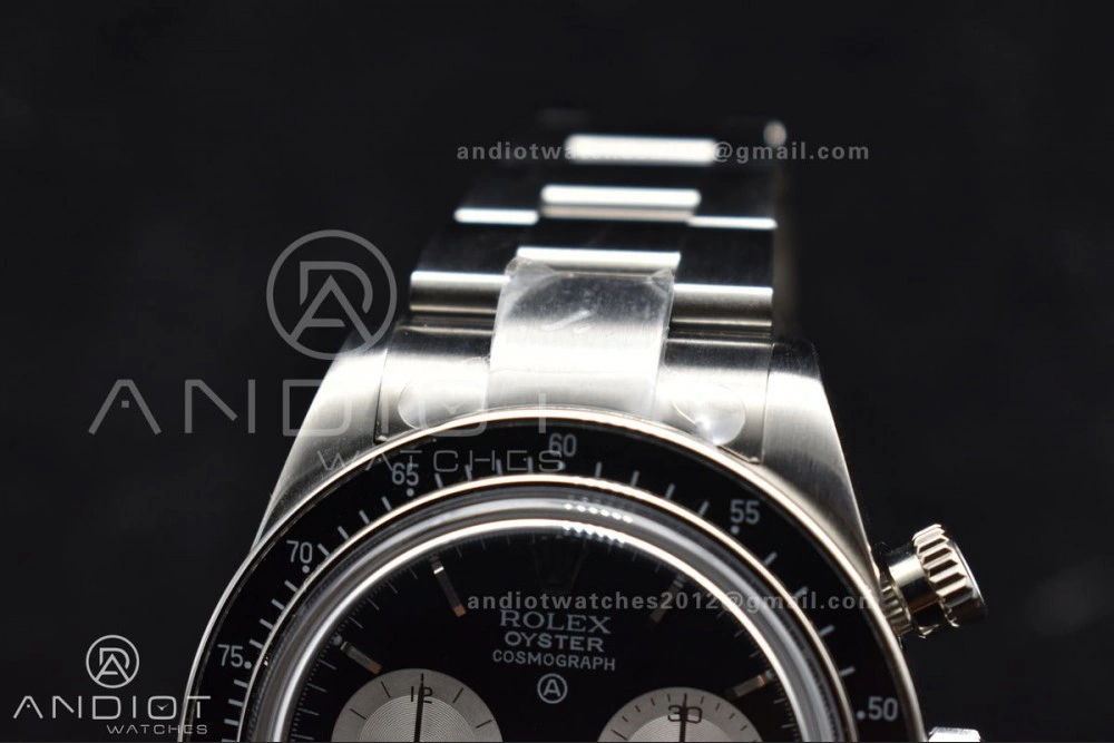 Sporty Daytona SS ADGF Best Edition Black White Dial on SS Bracelet A 825