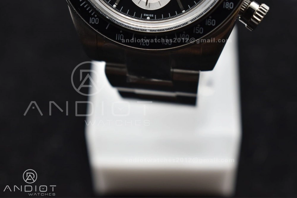 Sporty Daytona SS ADGF Best Edition Black White Dial on SS Bracelet A 825