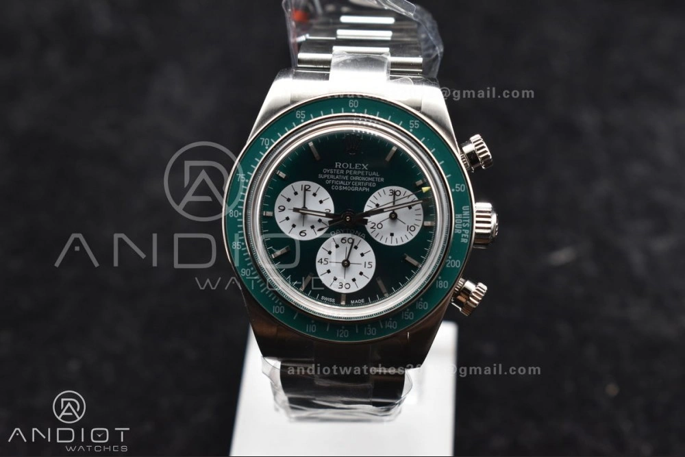 Daytona SS ADGF Best Edition Green White Dial on SS Bracelet A Popular 827
