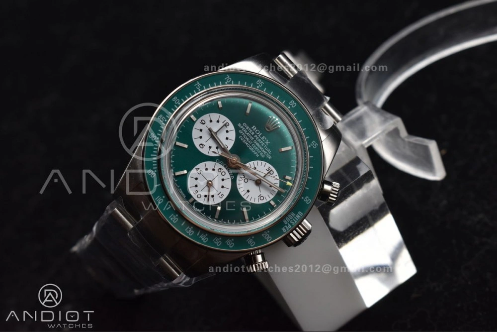 Daytona SS ADGF Best Edition Green White Dial on SS Bracelet A Popular 827