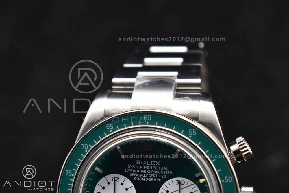 Daytona SS ADGF Best Edition Green White Dial on SS Bracelet A Popular 827