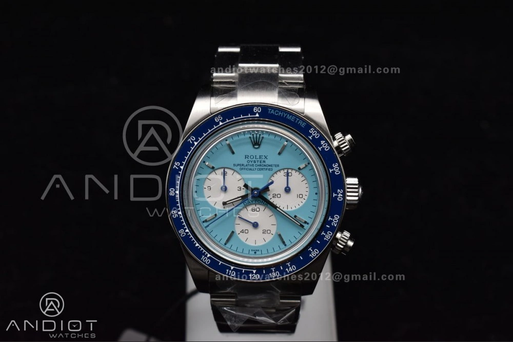 Daytona SS ADGF Paul Newman Best Customized Edition Tiffany White Dial On SS Bracelet A Comfortable 833