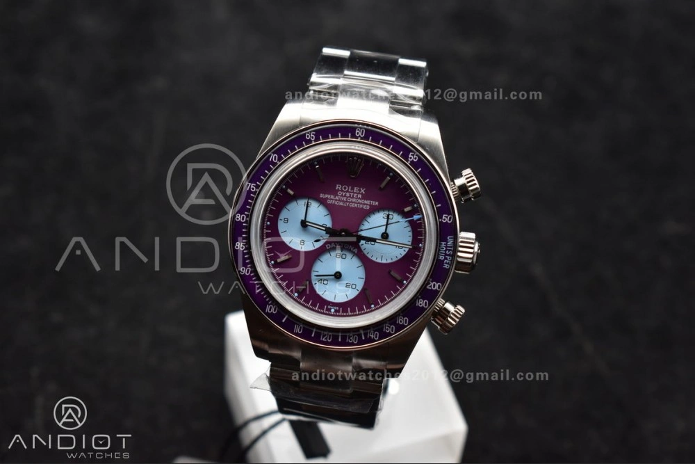 Daytona Scona SS ADGF Best Edition Purple Dial on SS Bracelet SA Breathable 820