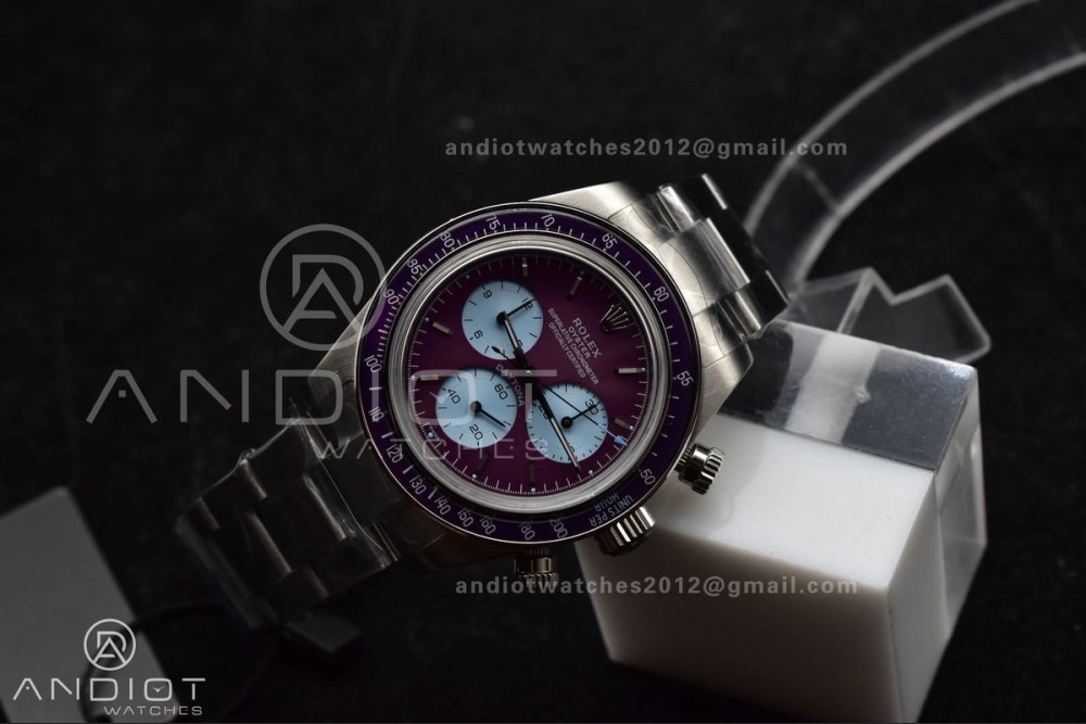 Daytona Scona SS ADGF Best Edition Purple Dial on SS Bracelet SA Breathable 820