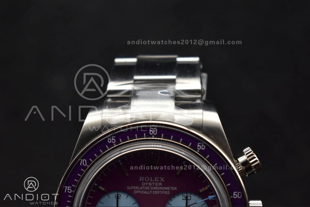 Daytona Scona SS ADGF Best Edition Purple Dial on SS Bracelet SA Breathable 820