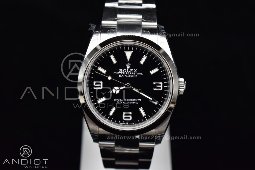 Unisex Explorer 124270 36mm 904L Steel VSF 1:1 Best Edition Black Dial on SS Bracelet DD 837