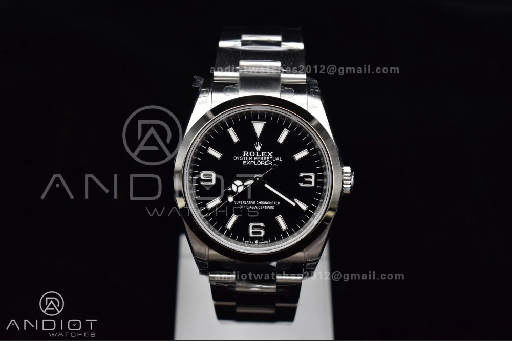 Unisex Explorer 124270 36mm 904L Steel VSF 1:1 Best Edition Black Dial on SS Bracelet DD 837