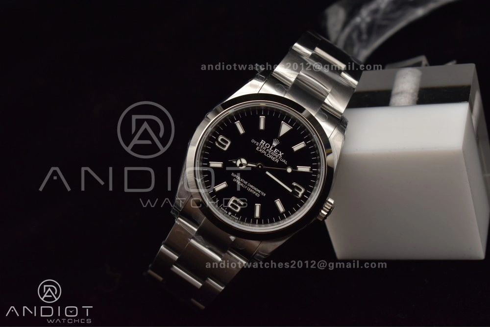 Unisex Explorer 124270 36mm 904L Steel VSF 1:1 Best Edition Black Dial on SS Bracelet DD 837