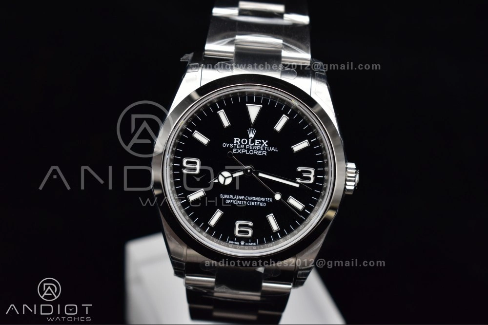 Unisex Explorer 124270 36mm 904L Steel VSF 1:1 Best Edition Black Dial on SS Bracelet DD 837