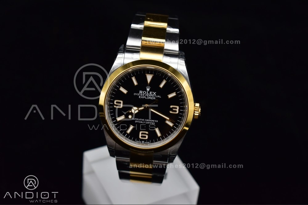 Seasonal Explorer 124273 36mm 904L Steel VSF 1:1 Best Edition Black Dial on SS YG Bracelet DD 842