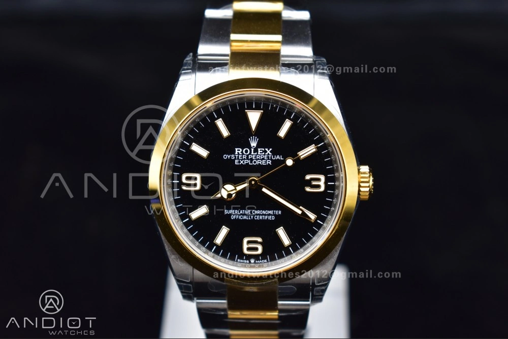 Seasonal Explorer 124273 36mm 904L Steel VSF 1:1 Best Edition Black Dial on SS YG Bracelet DD 842