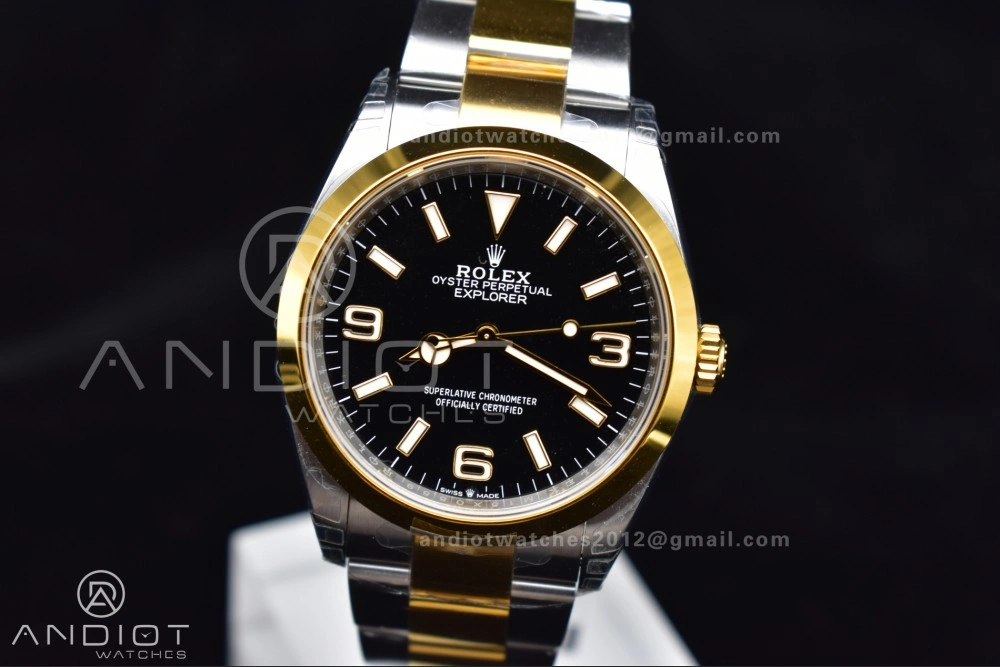 Seasonal Explorer 124273 36mm 904L Steel VSF 1:1 Best Edition Black Dial on SS YG Bracelet DD 842
