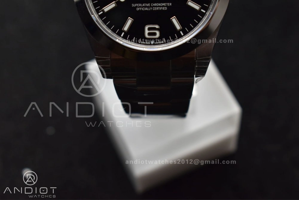 QuickDry Explorer 224270 40mm 904L SS VSF 1:1 Best Edition Black Dial on 904L SS Bracelet VS 840