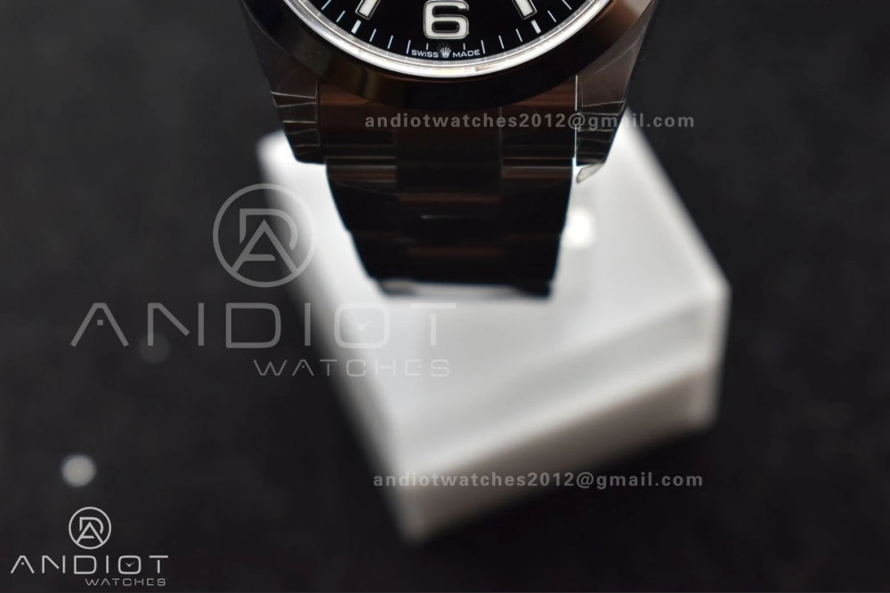 QuickDry Explorer 224270 40mm 904L SS VSF 1:1 Best Edition Black Dial on 904L SS Bracelet VS 840
