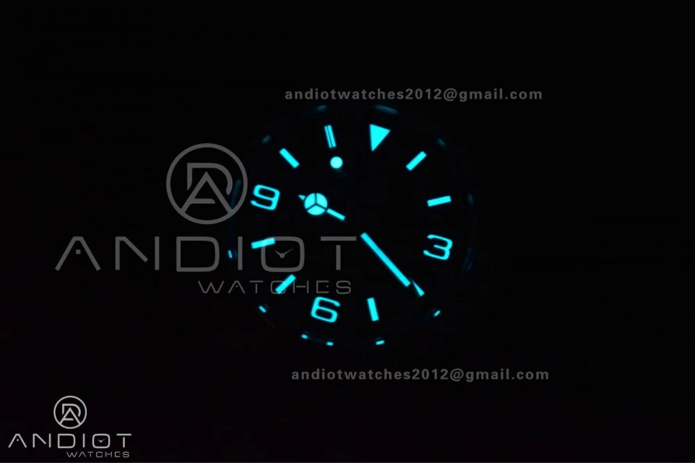 QuickDry Explorer 224270 40mm 904L SS VSF 1:1 Best Edition Black Dial on 904L SS Bracelet VS 840