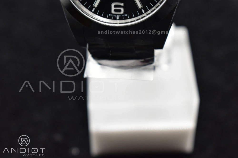 Stretchable Explorer I 214270 39mm Clean 1:1 Best Edition Black Dial on SS Bracelet VR 846
