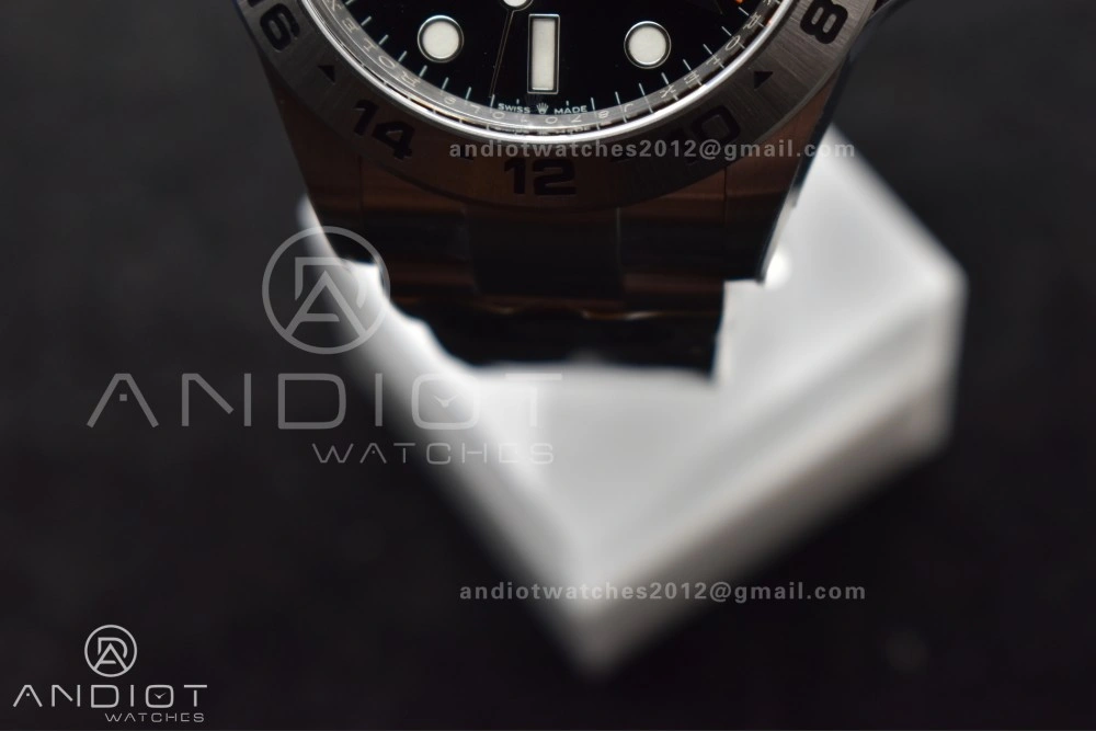 WrinkleFree Explorer II 42mm 226570 904L SS Clean 1:1 Best Edition Black Dial on Bracelet DD 843