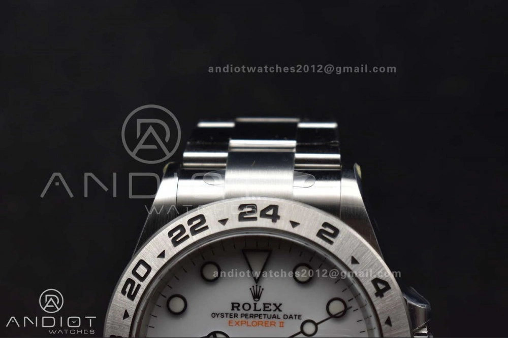 Explorer II 42mm 226570 904L SS Clean 1:1 Best Edition White Dial on Bracelet DD3285 CHS WellDesigned 845