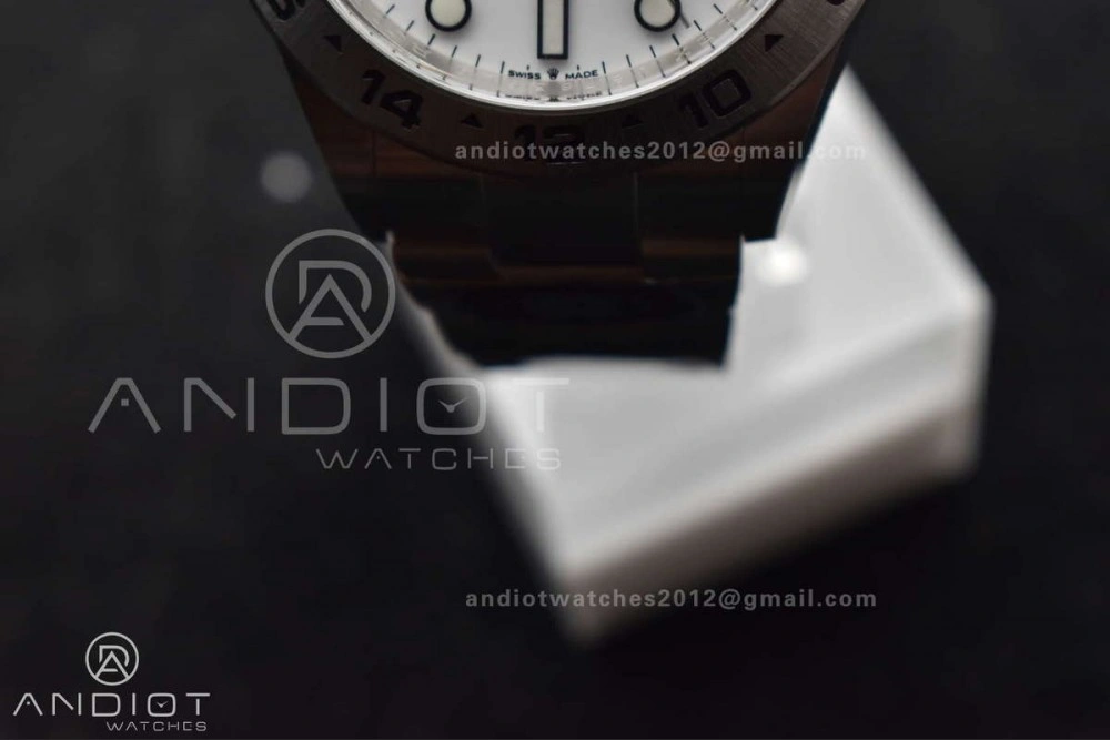 Explorer II 42mm 226570 904L SS Clean 1:1 Best Edition White Dial on Bracelet DD3285 CHS WellDesigned 845