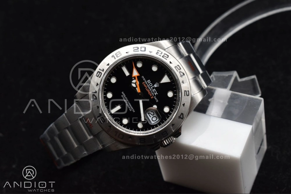 MoistureWicking Explorer II 42mm 226570 Black 904L SS GMF 1:1 Best Edition Black Dial on Bracelet VR3285 CHS 847