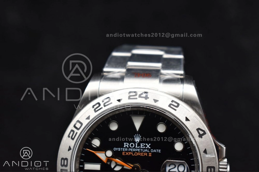 MoistureWicking Explorer II 42mm 226570 Black 904L SS GMF 1:1 Best Edition Black Dial on Bracelet VR3285 CHS 847