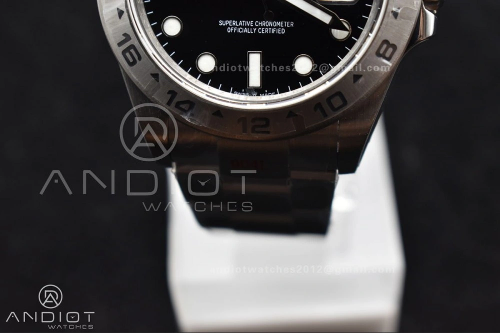 MoistureWicking Explorer II 42mm 226570 Black 904L SS GMF 1:1 Best Edition Black Dial on Bracelet VR3285 CHS 847